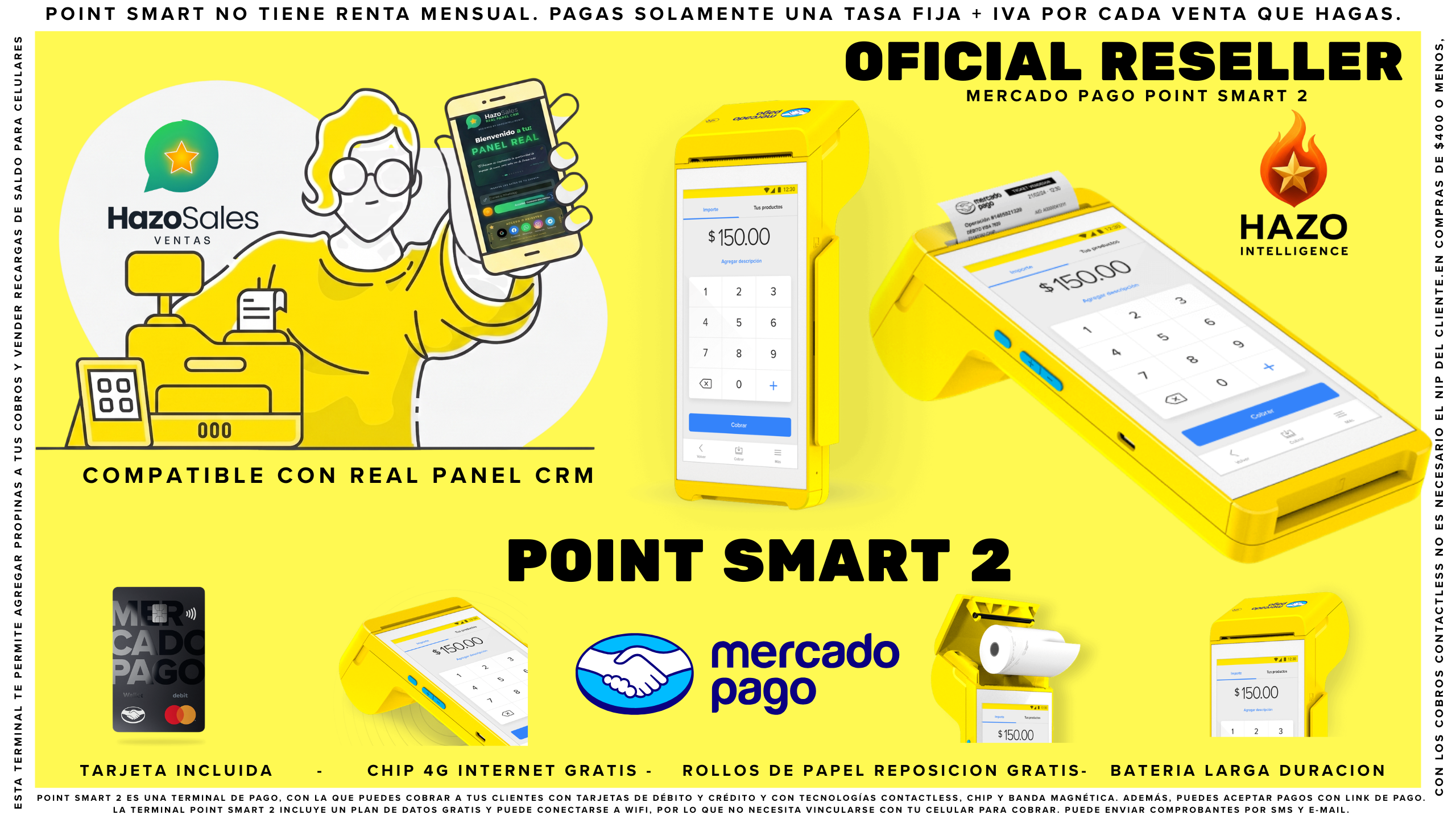 Terminal Mercado Pago Point Smart 2